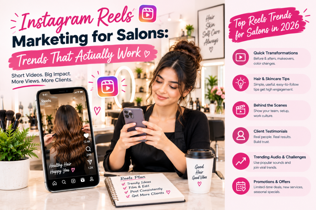 Instagram Reels Marketing for Salons: Trends That Actually Work